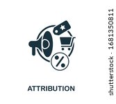 attribution icon from affiliate ... | Shutterstock .eps vector #1681350811