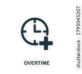 Overtime Icon. Simple Element...