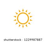 sun icon sign symbol | Shutterstock .eps vector #1229987887