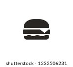 burger icon sign symbol | Shutterstock .eps vector #1232506231