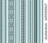 seamless pattern with ethnic... | Shutterstock . vector #1659353617