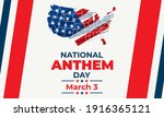National Anthem Day. March 3....