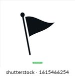 simple flag icon isolated on... | Shutterstock .eps vector #1615466254