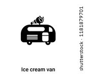 ice cream van icon vector... | Shutterstock .eps vector #1181879701
