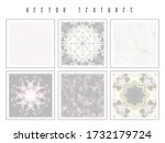 set of the halftone geometric... | Shutterstock .eps vector #1732179724
