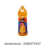 Small photo of Guwahati, Assam, India - October 22, 2023 : Minute Maid Pulpy Orange is a ready to serve fruit drink with orange pulps.