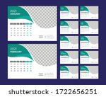 desk calendar 2021 template... | Shutterstock .eps vector #1722656251