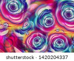 Abstract Floral Background....