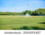 Irrigation of a big sports field