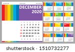 creative desk calendar 2020... | Shutterstock .eps vector #1510732277