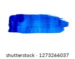blue watercolor brushstroke... | Shutterstock . vector #1273266037
