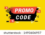 promo code  coupon code. flat... | Shutterstock .eps vector #1493606957