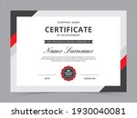 modern certificate template... | Shutterstock .eps vector #1930040081