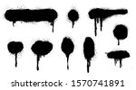 spray paint vector elements... | Shutterstock .eps vector #1570741891