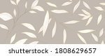 luxury golden leaf art deco... | Shutterstock .eps vector #1808629657