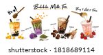 bubble milk tea special... | Shutterstock .eps vector #1818689114