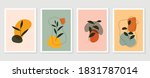 botanical wall art vector set.... | Shutterstock .eps vector #1831787014