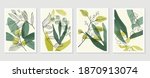  botanical wall art vector set. ... | Shutterstock .eps vector #1870913074