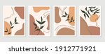 botanical wall art background... | Shutterstock .eps vector #1912771921