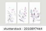flower watercolor art triptych... | Shutterstock .eps vector #2010897464