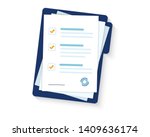 contract papers. document.... | Shutterstock .eps vector #1409636174