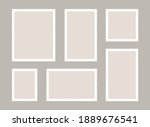blank postage shtamps set.... | Shutterstock .eps vector #1889676541