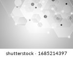 the white abstract background ... | Shutterstock . vector #1685214397