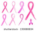 7 different breast cancer... | Shutterstock .eps vector #150080834