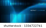 blue futuristic vector... | Shutterstock .eps vector #1336722761