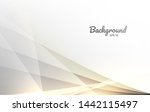 modern abstract white vector... | Shutterstock .eps vector #1442115497