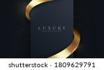 luxury background with golden... | Shutterstock .eps vector #1809629791