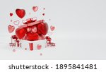 heart model bursting out of the ... | Shutterstock . vector #1895841481