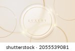 golden circle luxury background ... | Shutterstock .eps vector #2055539081