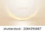 golden curve light effects on... | Shutterstock .eps vector #2084390887