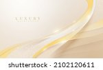elegant golden curve with... | Shutterstock .eps vector #2102120611