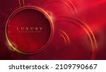 red luxury background and... | Shutterstock .eps vector #2109790667