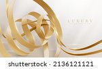 luxury style background with 3d ... | Shutterstock .eps vector #2136121121