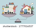 the house and company on the... | Shutterstock .eps vector #1777016537