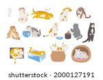 cute and funny cats of various... | Shutterstock .eps vector #2000127191