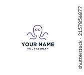 line art octopus logo design... | Shutterstock .eps vector #2157856877