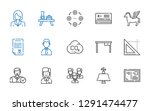 corporate icons set. collection ... | Shutterstock .eps vector #1291474477