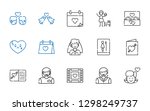couple icons set. collection of ... | Shutterstock .eps vector #1298249737