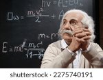 Small photo of World-famous scientist, theoretical physicist, Nobel laureate, creator of theory of relativity, greatest and most influential physicist of all time Albert Einstein