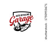 auto detailing logo polisher... | Shutterstock .eps vector #1750953671