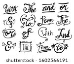 doodle handwritten catchwords... | Shutterstock .eps vector #1602566191