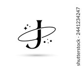 letter j vector logo on which...