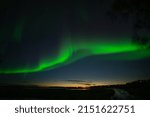 Northern Lights ne Muonio Finland