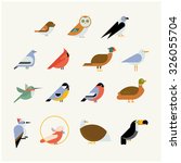 Vector Bird Icon Collection....
