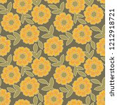 floral seamless pattern... | Shutterstock . vector #1212918721