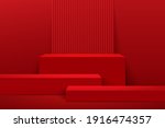 abstract vector rendering 3d... | Shutterstock .eps vector #1916474357